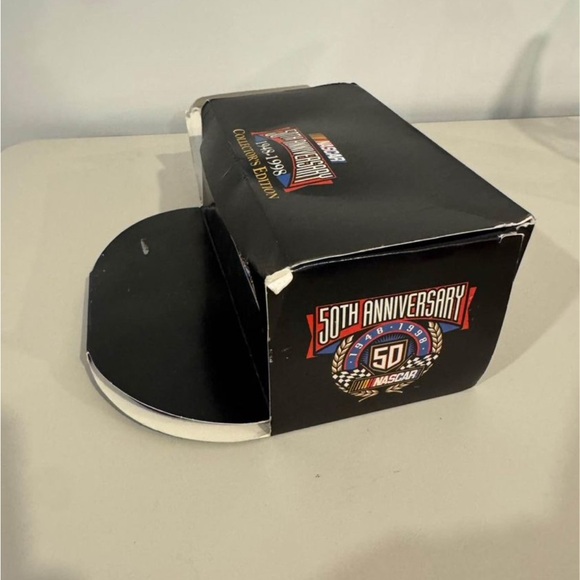 Rare NASCAR 50th Anniversary Hat signed by Dale Blaney. Comes in original box! - Picture 3 of 3